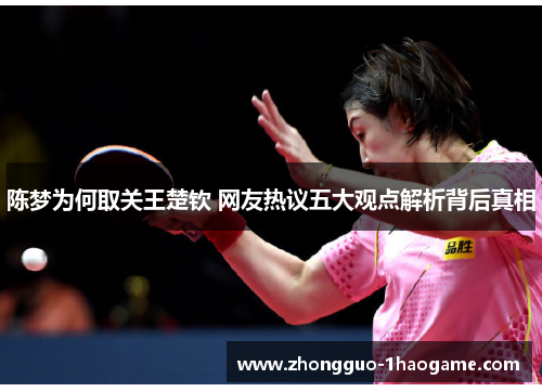 陈梦为何取关王楚钦 网友热议五大观点解析背后真相